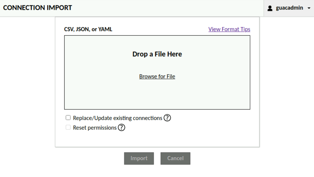 Batch Import Start